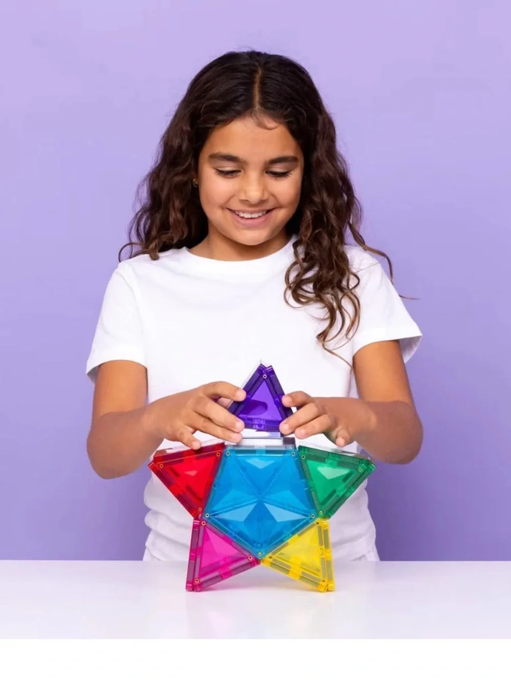 CONNETIX Magnetic Light-Up Tiles STAR PACK Building Set 28 Pieces *NEW*
